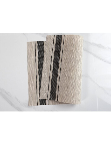 INDIVIDUAL PVC 45x30CM JASPEADO NATURAL/NEGRO INDIVIDUAL PVC 45x30CM JASPEADO NATURAL/NEGRO