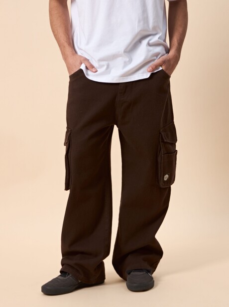 PANTALON DENIM ABEL MARRON