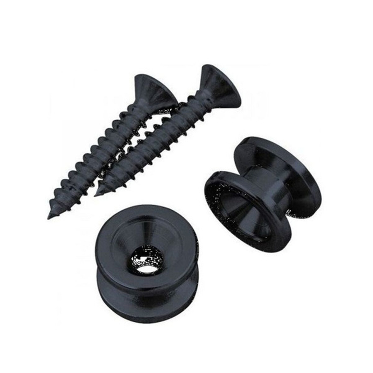 Boton colgante guitarra Daddario PWEP102 Black Set 