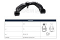 Parilla De Suspension Del Nissan D23 Frontier Np300 18-25 Izq Parilla De Suspension Del Nissan D23 Frontier Np300 18-25 Izq