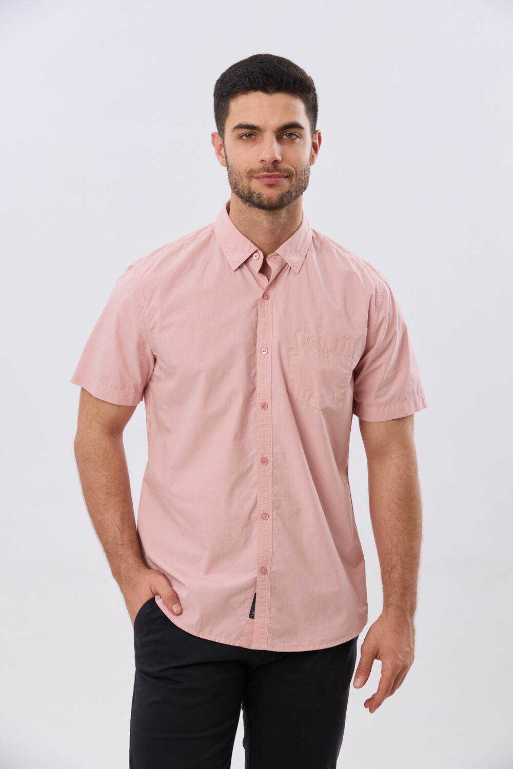 CAMISA CUADROS ALGODÓN Rosa