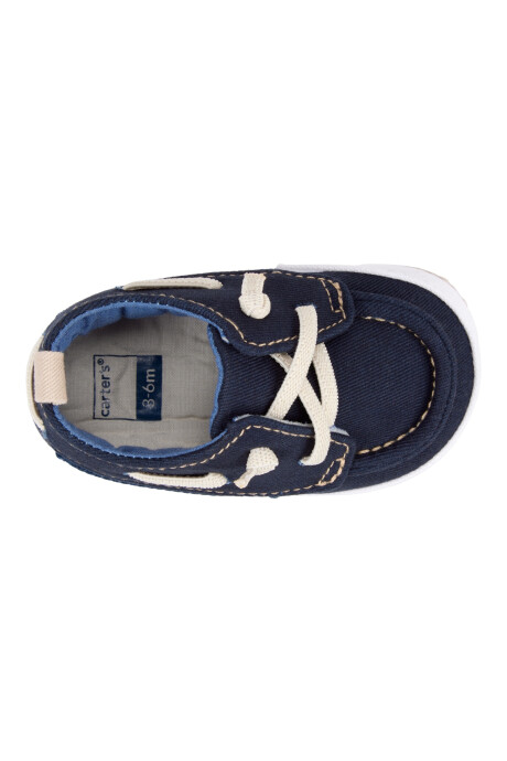 Zapato náutico para bebé, azul marino Sin color