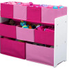 Organizador Infantil 9 Contenedores Rosado y Fucsia Organizador Infantil 9 Contenedores Rosado y Fucsia