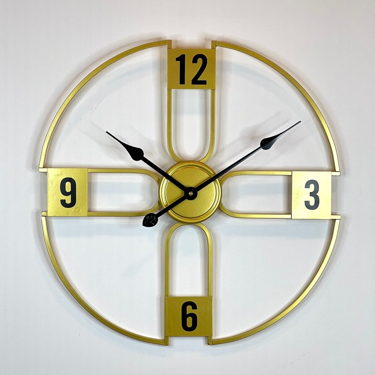 Reloj Pared Metálico Kotlas Dorado Ø 50cm 