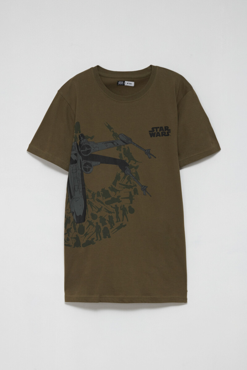 Camiseta manga corta Star Wars- Verde
