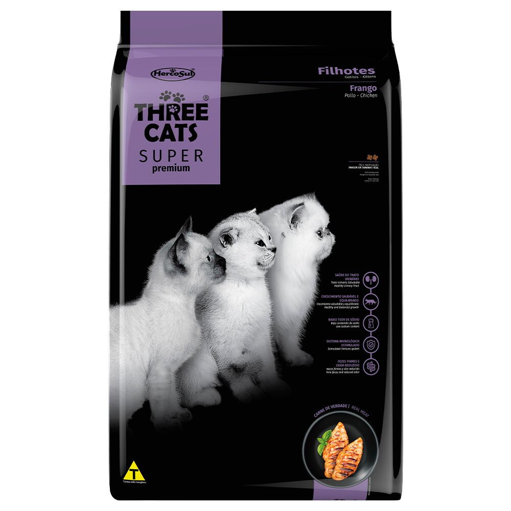 THREE CATS SUPERPREMIUM FILHOTE POLLO 10.1 KG THREE CATS SUPERPREMIUM FILHOTE POLLO 10.1 KG