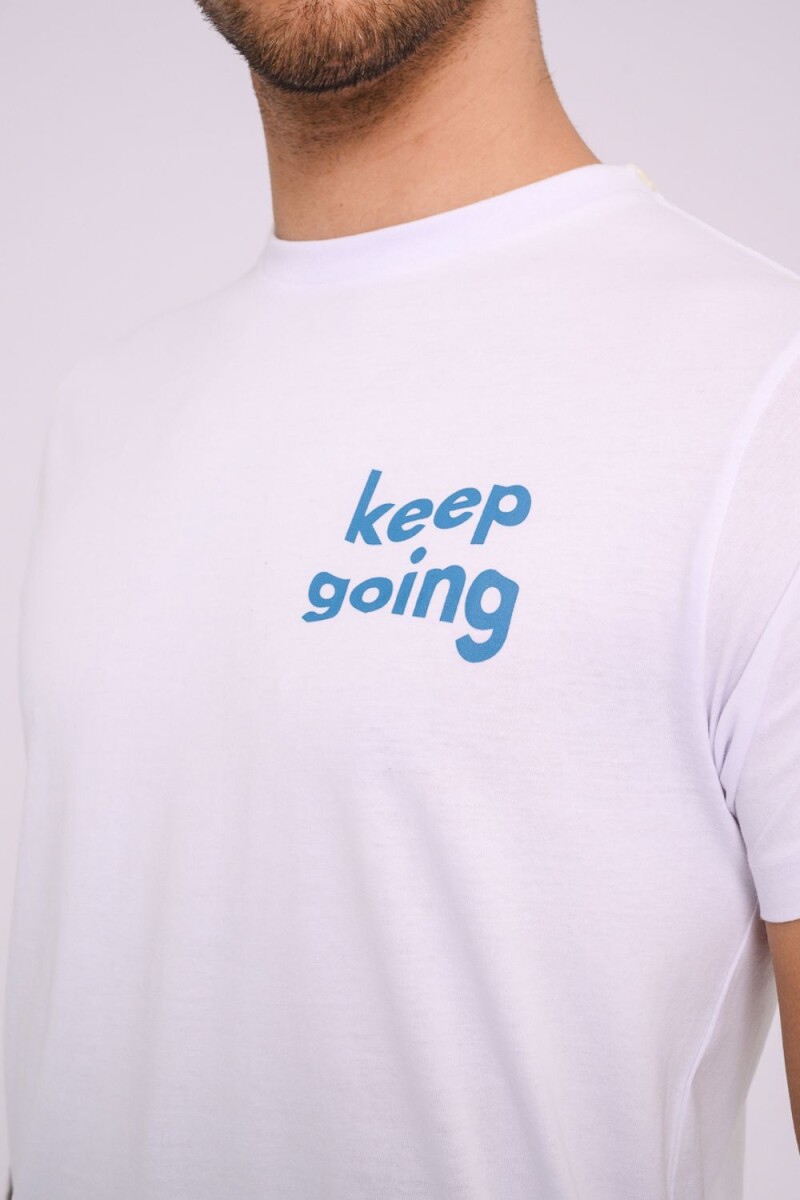 Remera estampada Blanco