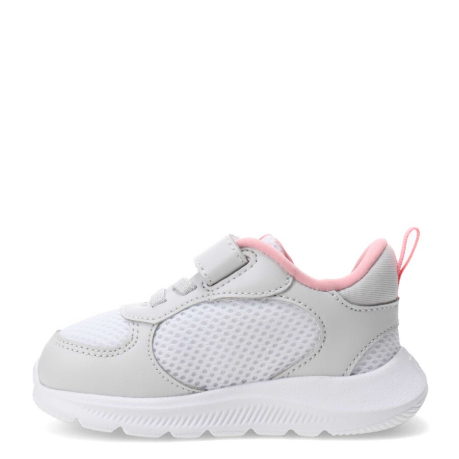 Championes Infantiles Puma Blanco - Gris - Rosa