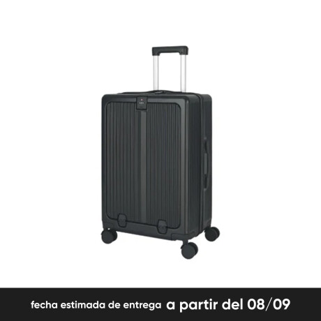 Valija Carry on rígida con bolsillo exterior Negro
