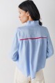 CAMISA SWIM Celeste