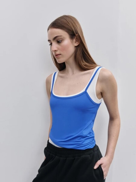 MUSCULOSA P.CAKE TULIPAN AZUL FRANC