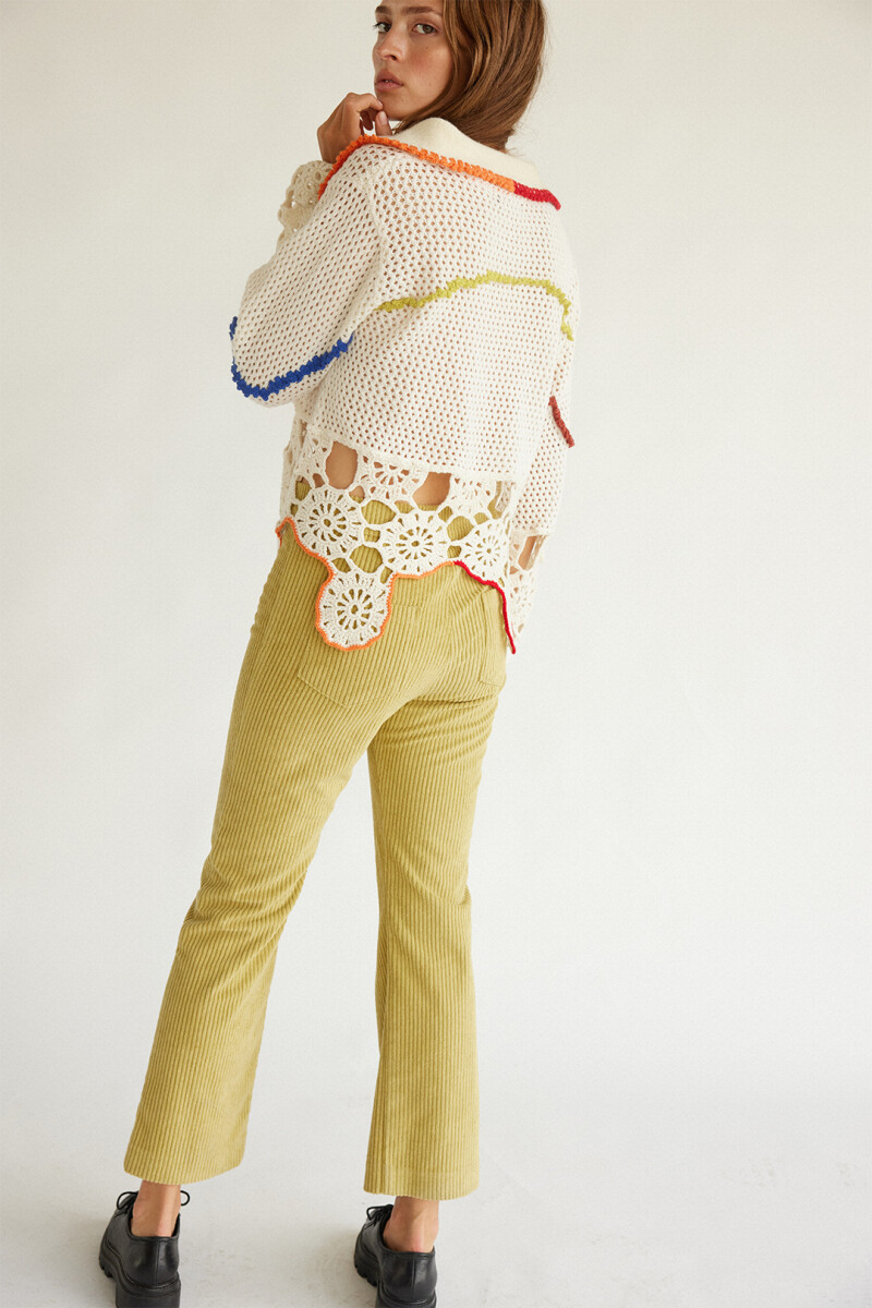 Cardigan Nilo Natural/multicolor