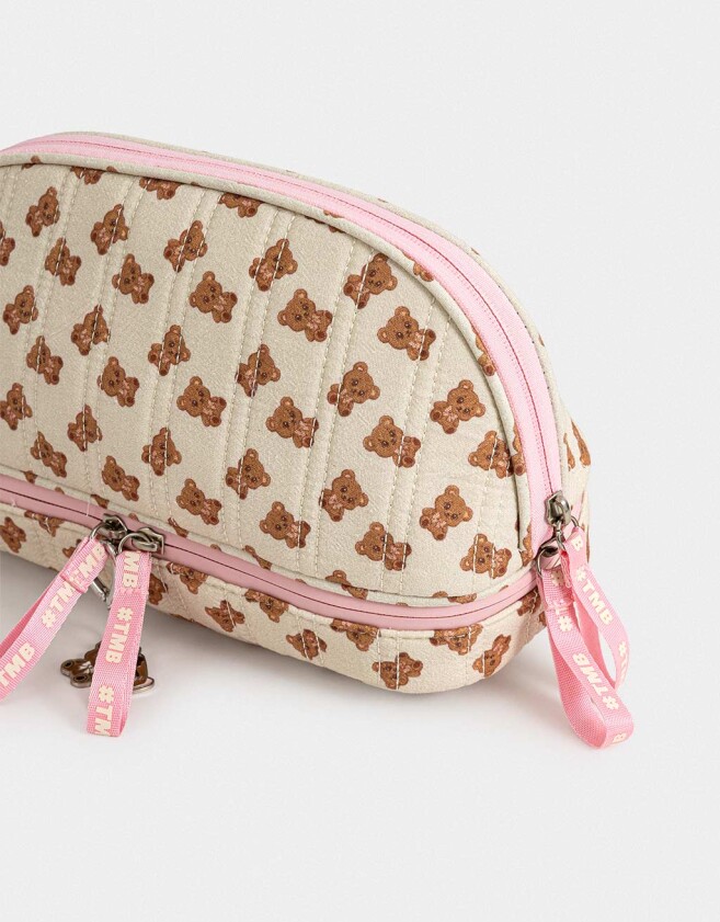 Porta Cosméticos Necessaires - Estampado Flores