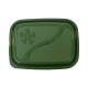 Set x2 Pote rectangular 1,5 lts VERDE