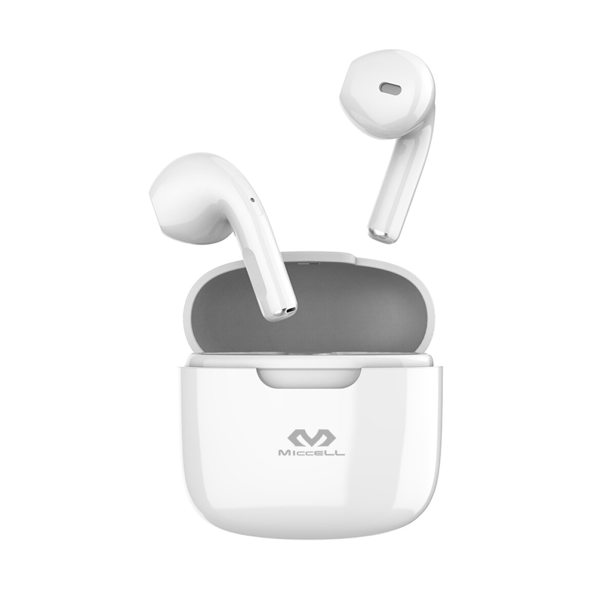 Auricular Manos Libres Bluetooth Miccell Bh11 Blanco 