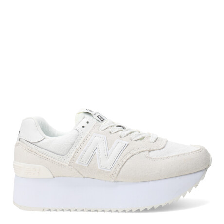 Championes de Mujer New Balance 574+ Beige - Blanco