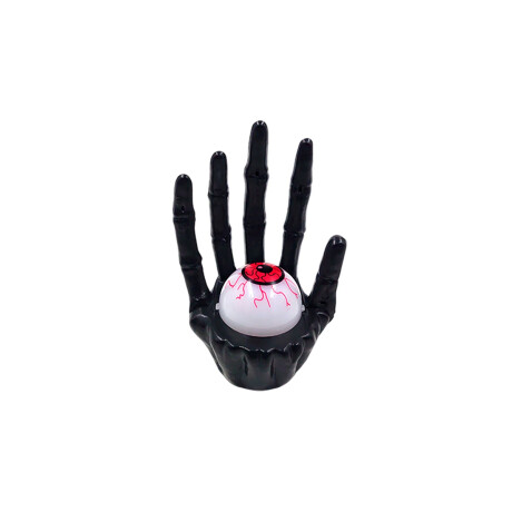 Manos esqueléticas decorativas Halloween con luz LED Negro