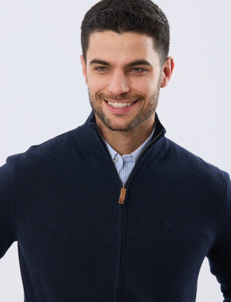 CAMPERA TEJIDA Azul