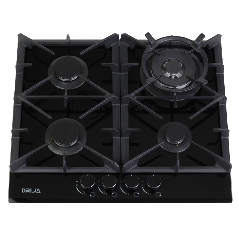 ESTUFA EMPOTRABLE DRIJA, 24"-60CM,4 QUEMADORES SELLADOS, A GAS 001
