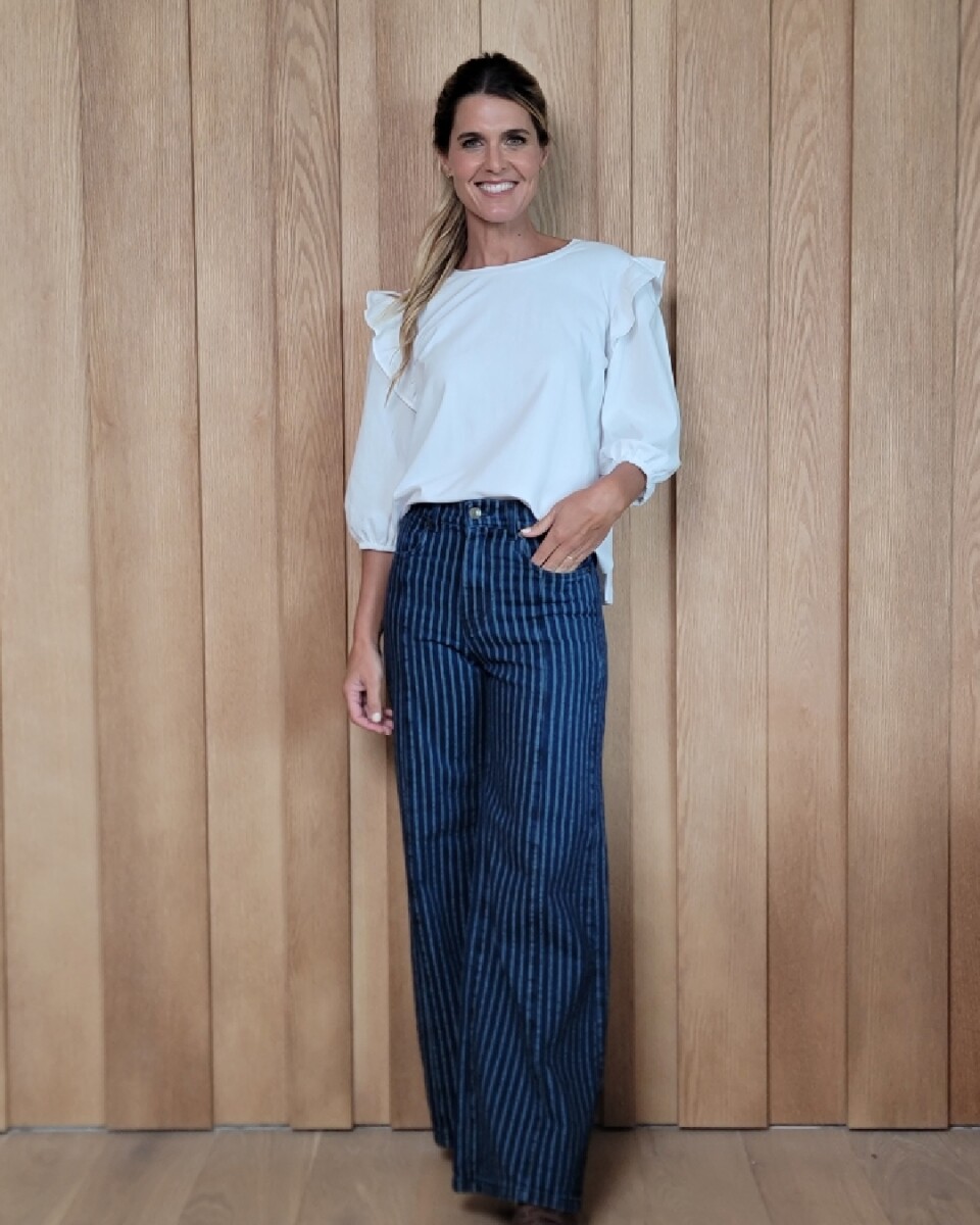 Jean Praga - Stripped raya azul 