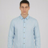 CAMISA LINO CLASICA CELESTE