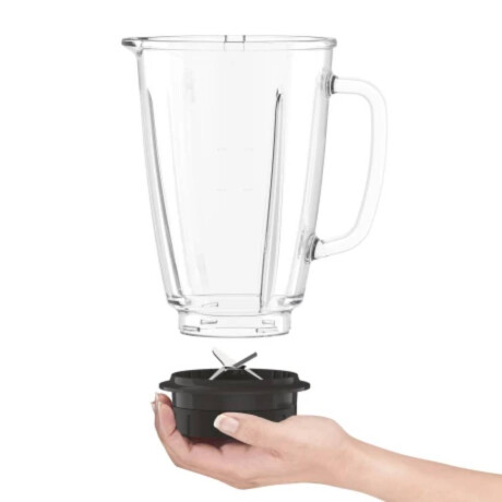 Licuadora Moulinex Blendforce Jarra Vidrio + Vaso 800W Color Negro