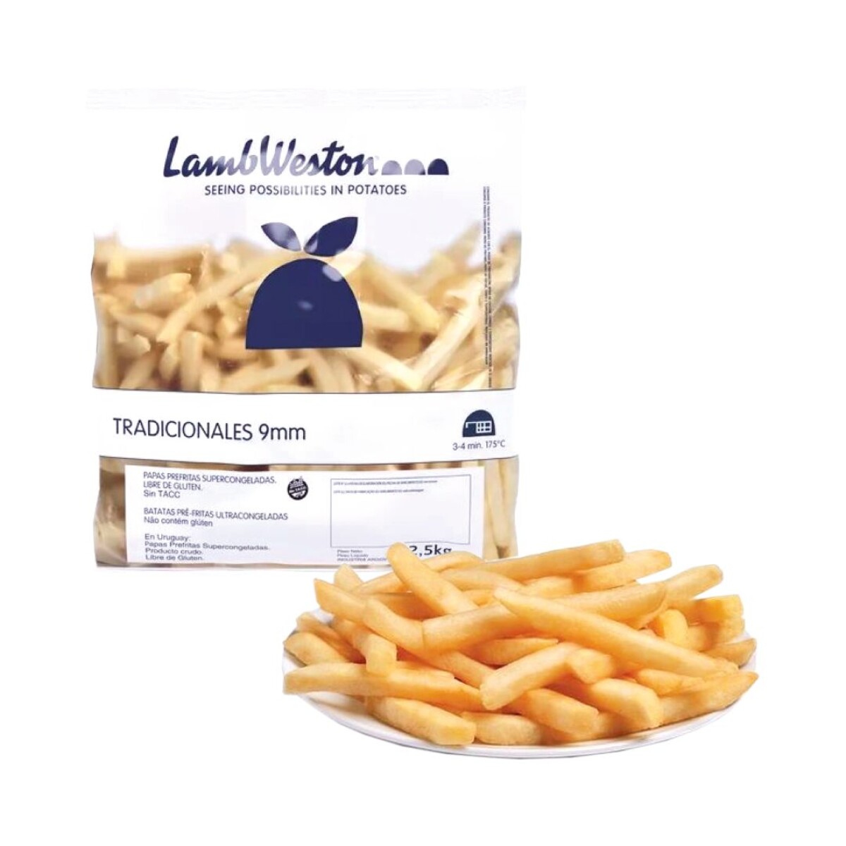 Papas fritas Tradicionales Lamb Weston - 2,5 kg 