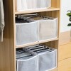 Organizador para almacenar ropa con 7 divisiones Blanco