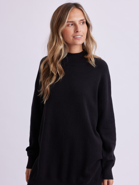 Buzo de punto oversize Negro