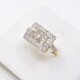 Anillo , Estilo Antiguo, En Platino, Oro 18K Y Brillantes Anillo , Estilo Antiguo, En Platino, Oro 18K Y Brillantes