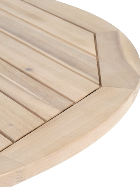 Mesa de jardín HESTRA Ø126 madera dura Mesa de jardín HESTRA Ø126 madera dura