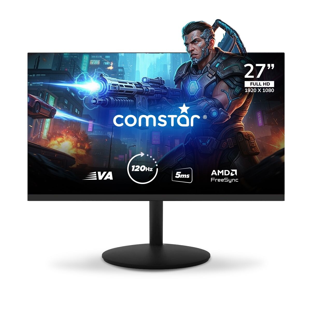 Monitor Gamer Comstar 27" Va Fhd 120hz - MONITOR COMSTAR 27" FHD 120HZ 