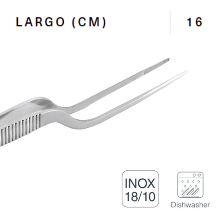Pinza de precisión offset 16cm. Pinza de precisión offset 16cm.