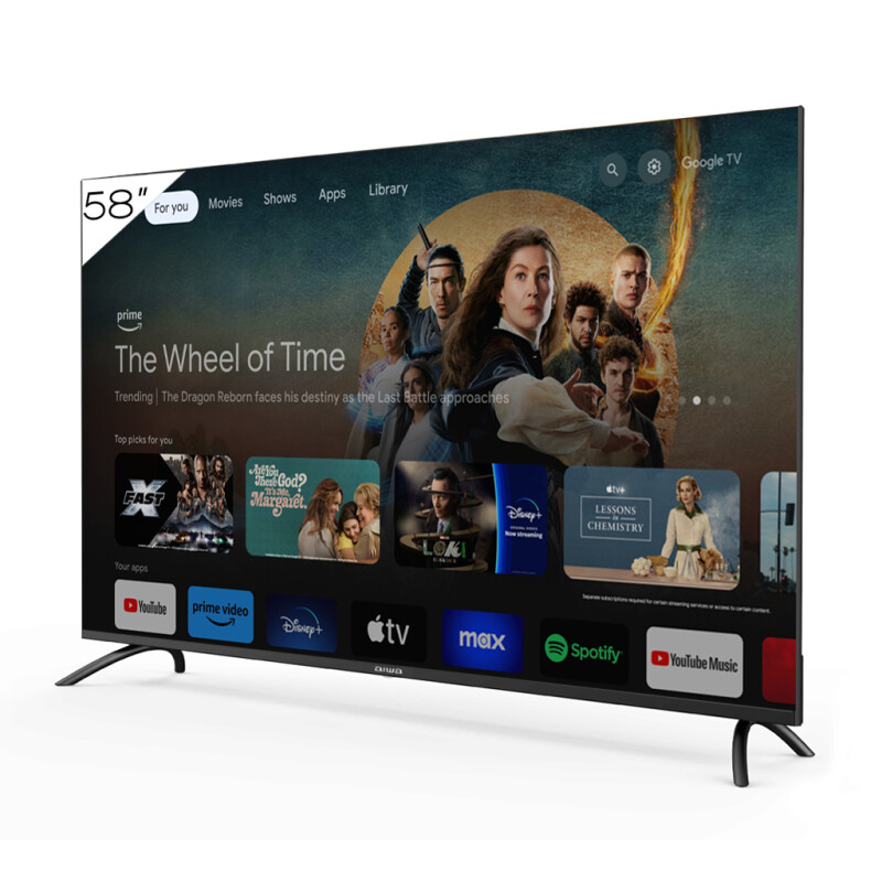 Smart TV 58'' Aiwa Google TV 4K Smart TV 58'' Aiwa Google TV 4K