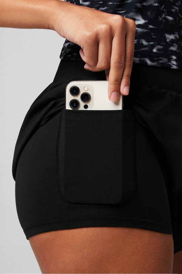 Short Con Malla Sun Chaser 3" Mujer Black