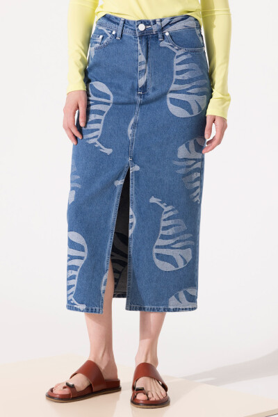 POLLERA SUMMER FRUIT Azul