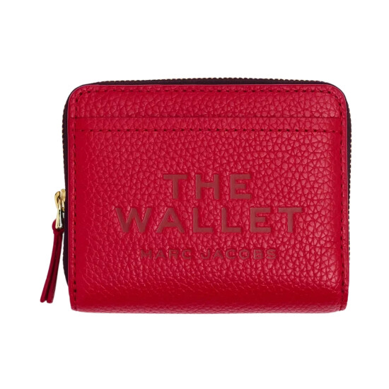 MARC JACOBS - THE MINI COMPACT WALLET Rojo