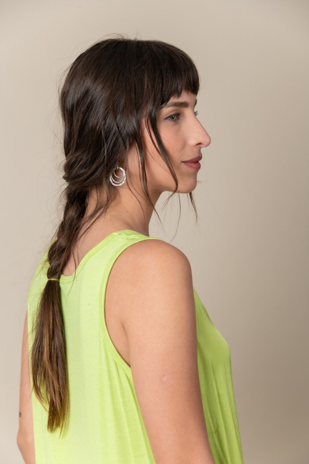 TOP AMIRA Verde Manzana