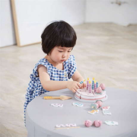 Juego Didáctico Torta de Cumpleaños en Madera Juego Didáctico Torta de Cumpleaños en Madera