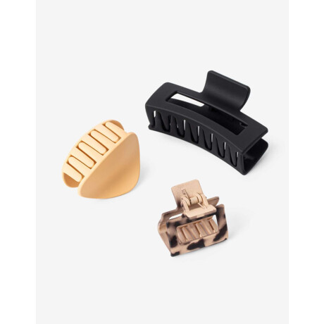 Set De Broches Combinacion Tricolor