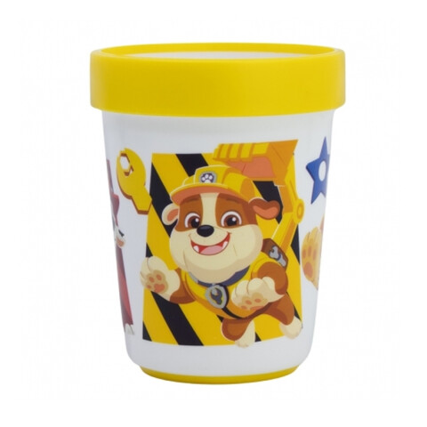 Vaso Plástico Paw Patrol para Microondas 260 ml AMARILLO