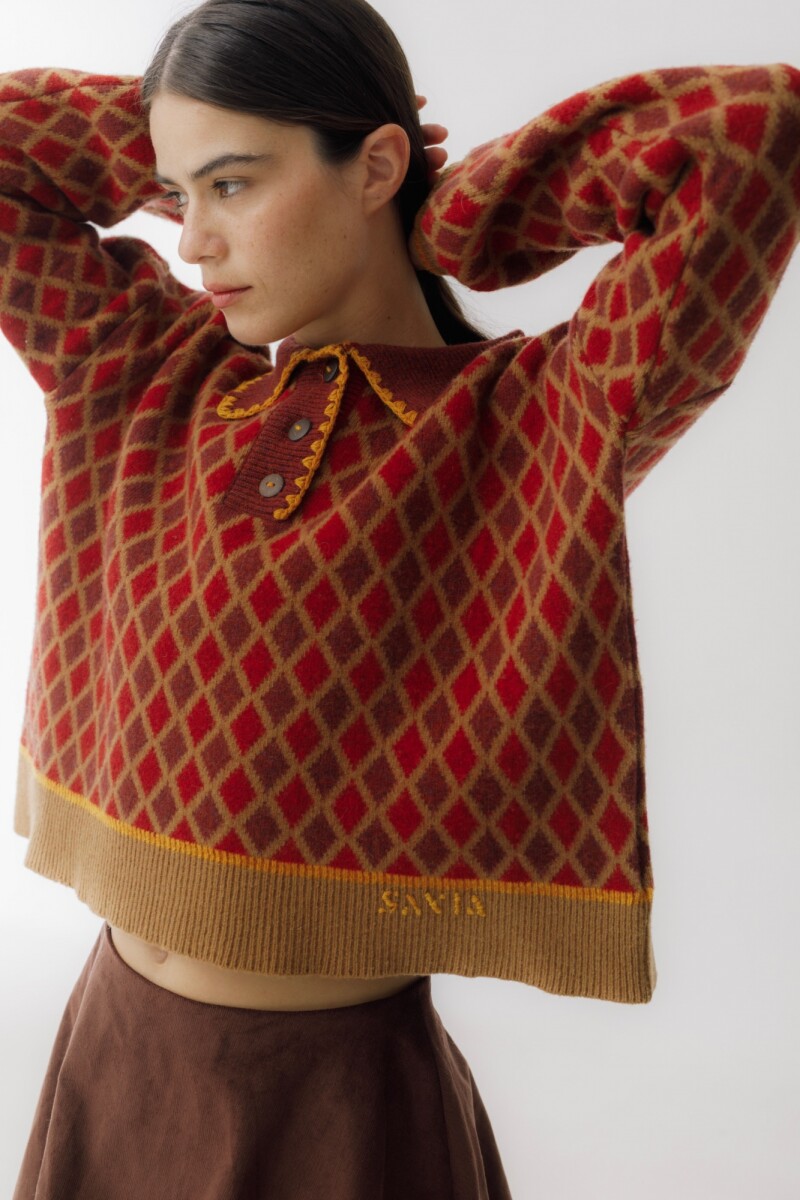 BUZO POLO LUCK Camel