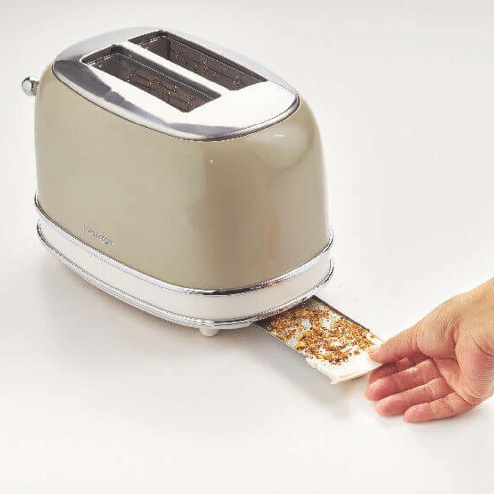 TOSTADORA VINTAGE 810-W NATURAL-BEIGE 155 ARIETE, BEIGE