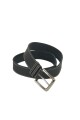 Cinto dama c/forro de 35mm doble pasador Negro