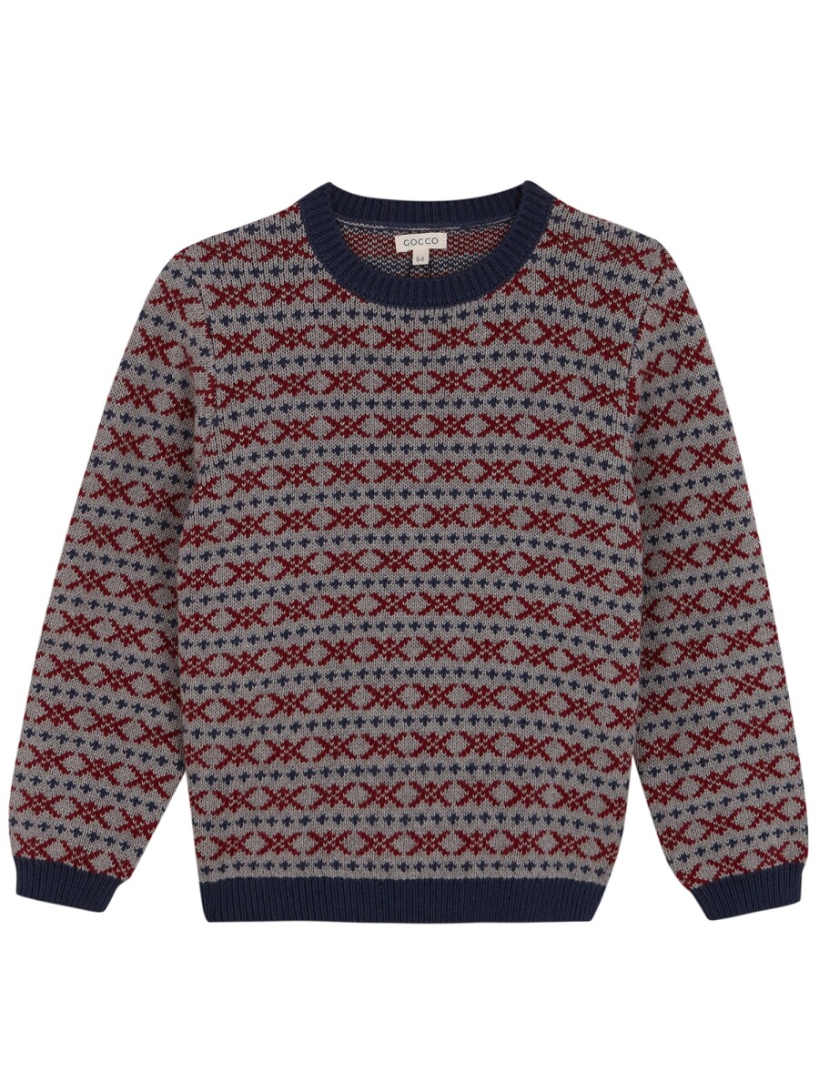 Jersey Greca Gris Medio