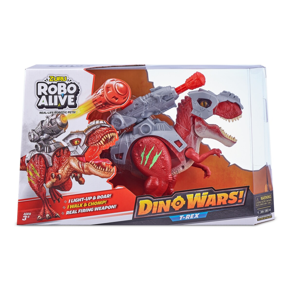 Dinosaurio T-rex War Robo Alive Zuru - 001 