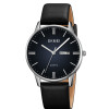 Reloj Skmei 2250SI Hombre Analógico Plateado con Correa de Cuero Plateado
