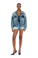 Chaqueta Denim Para Unisex D-Denver-S2 Azul Medio