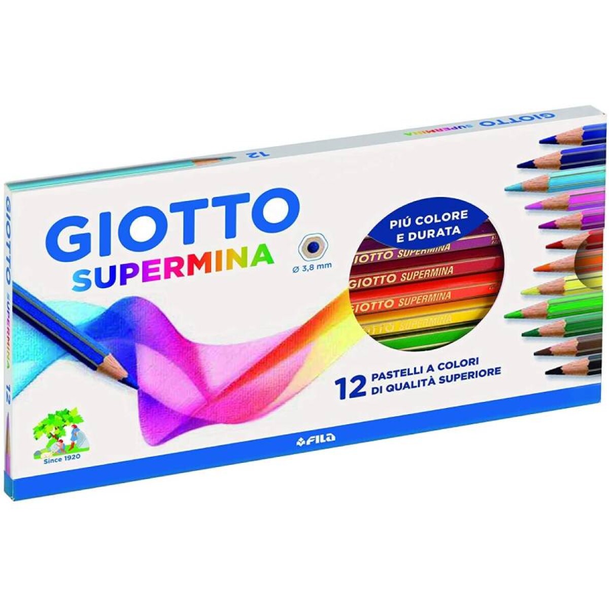 Lápices de colores Giotto Supermina x12 