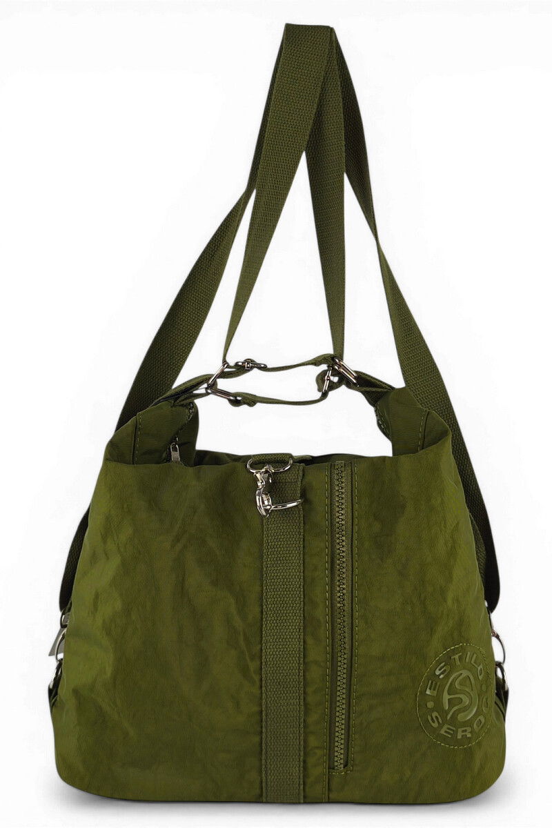 Bolso cartera mochila Verde